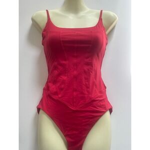 BECCA Red One Piece Swimsuit Sample Piece‎